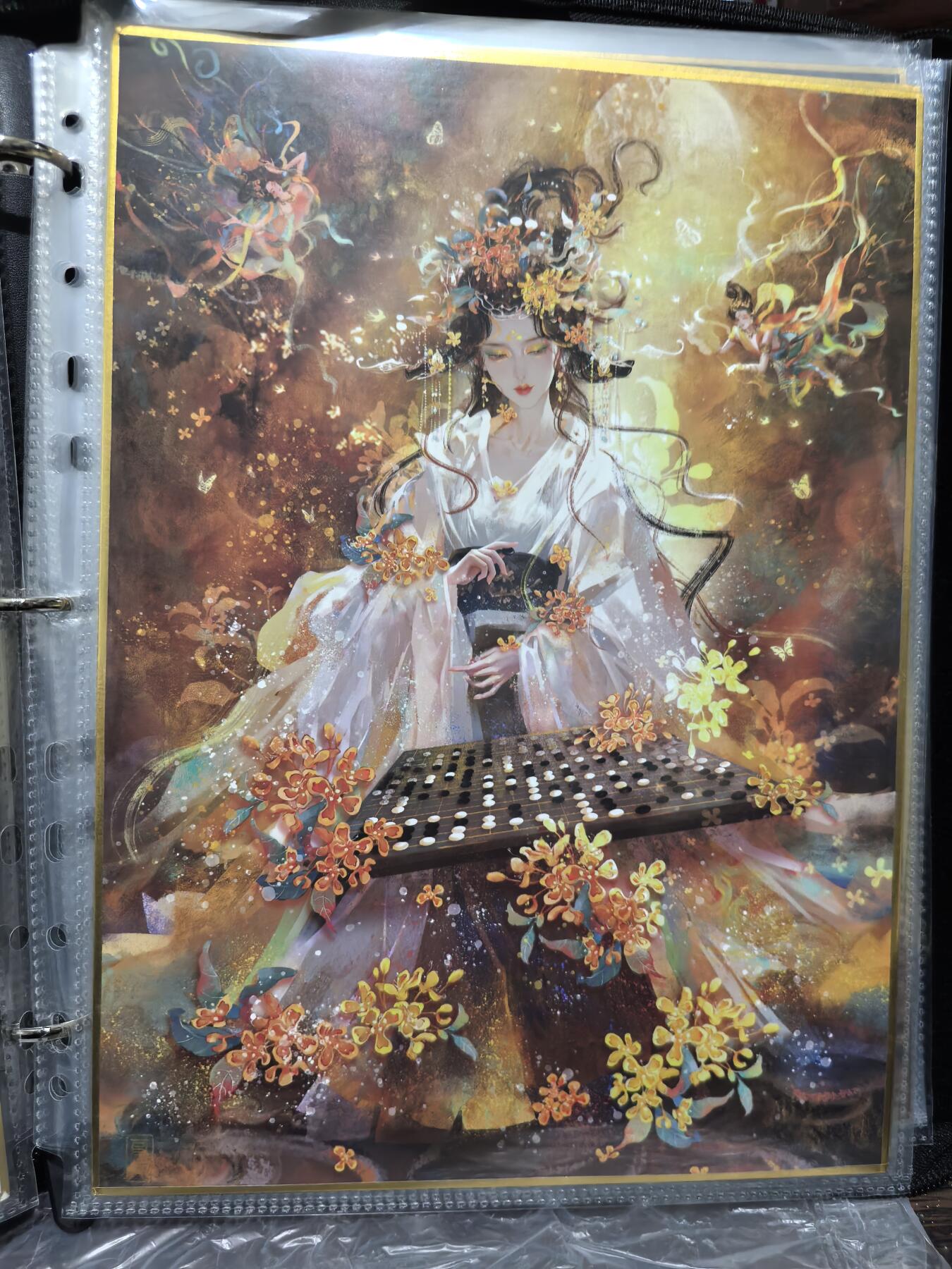 阳大大卡牌超级大甩拍第44期（周五晚上八点半截拍，持续收拍品，进群福利早知道） 山河潮玩 雪舟十二花神A4色纸12张大卡一套带卡册