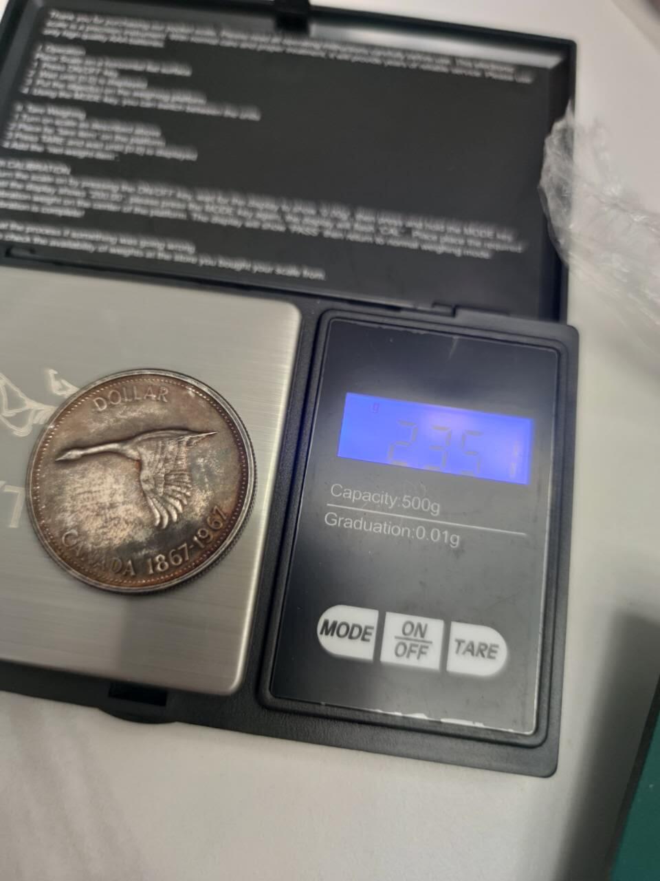 燕姐换藏第88拍 1967年加拿大鹅一元银币
