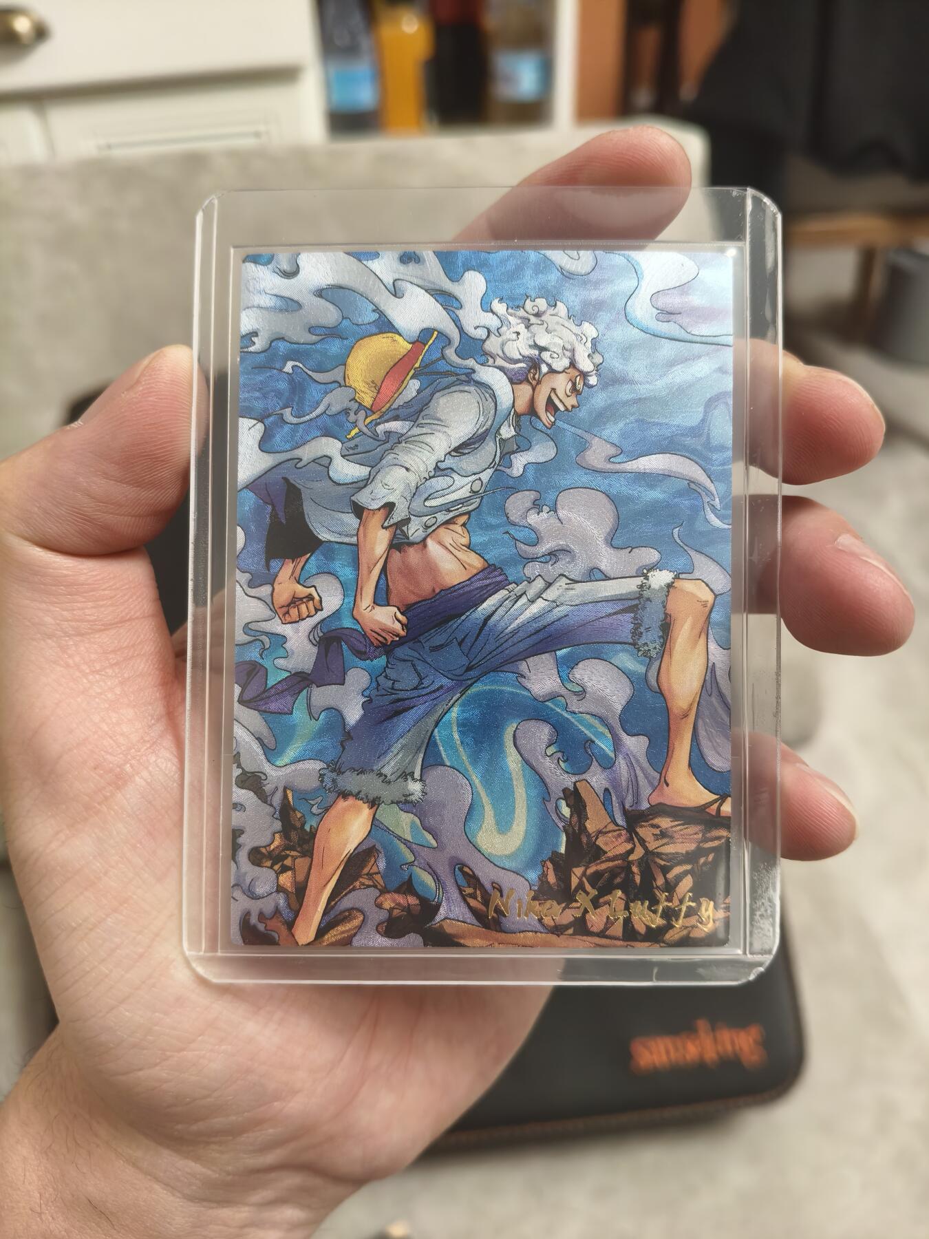 今晚打虎第四期（九宫专场） 奇点特卡路飞第三张，非常稀缺，工艺巅峰