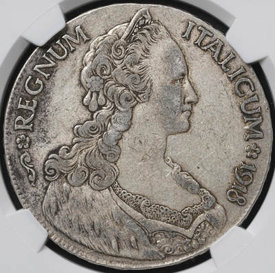 修遠堂世界钱币第六十二期 - NGC XF45 1918年意属厄立特里亚1泰勒大银币