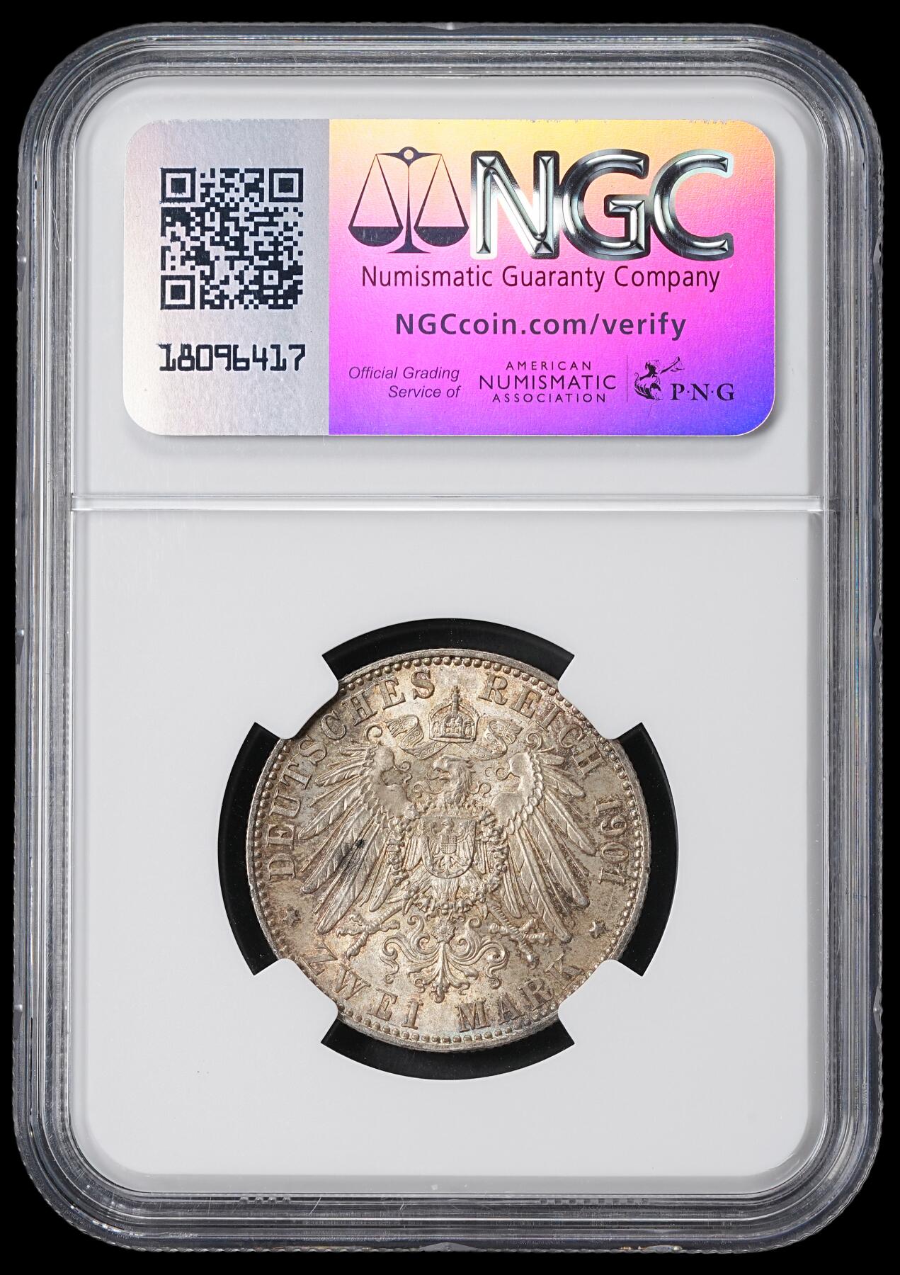 修遠堂世界钱币第六十二期 NGC MS64 1901年普鲁士建国200周年2马克银币