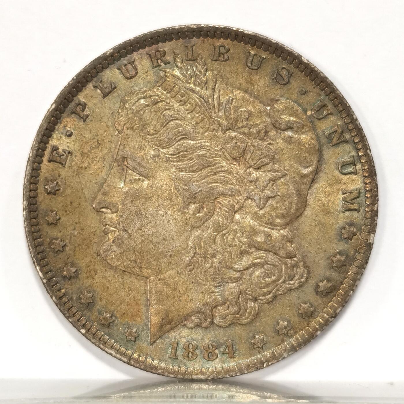 博洋堂世界钱币拍卖第115期（全场包邮） 美国1884年O版摩根1美元银币