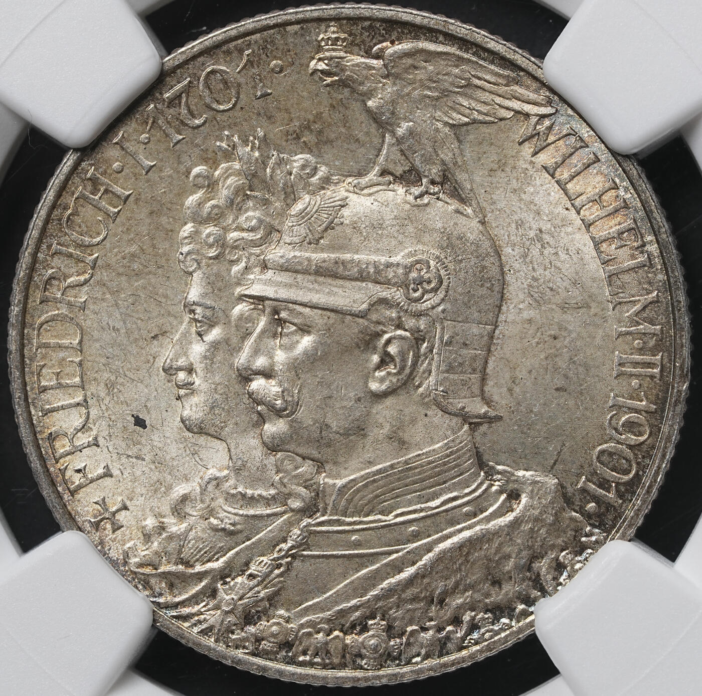 修遠堂世界钱币第六十二期 NGC MS64 1901年普鲁士建国200周年2马克银币