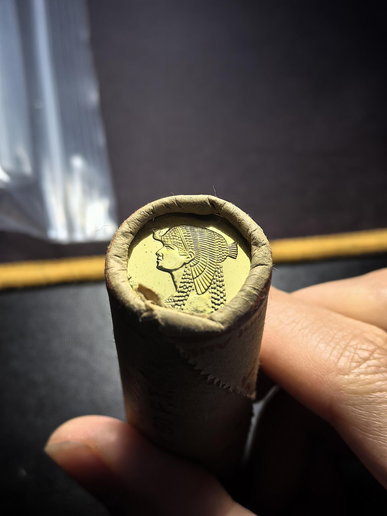 南宋泉阁俄币 外币 国币 专场第七期 埃及 埃及艳后50皮阿斯特原卷40枚 未流通状态 好品未拆封