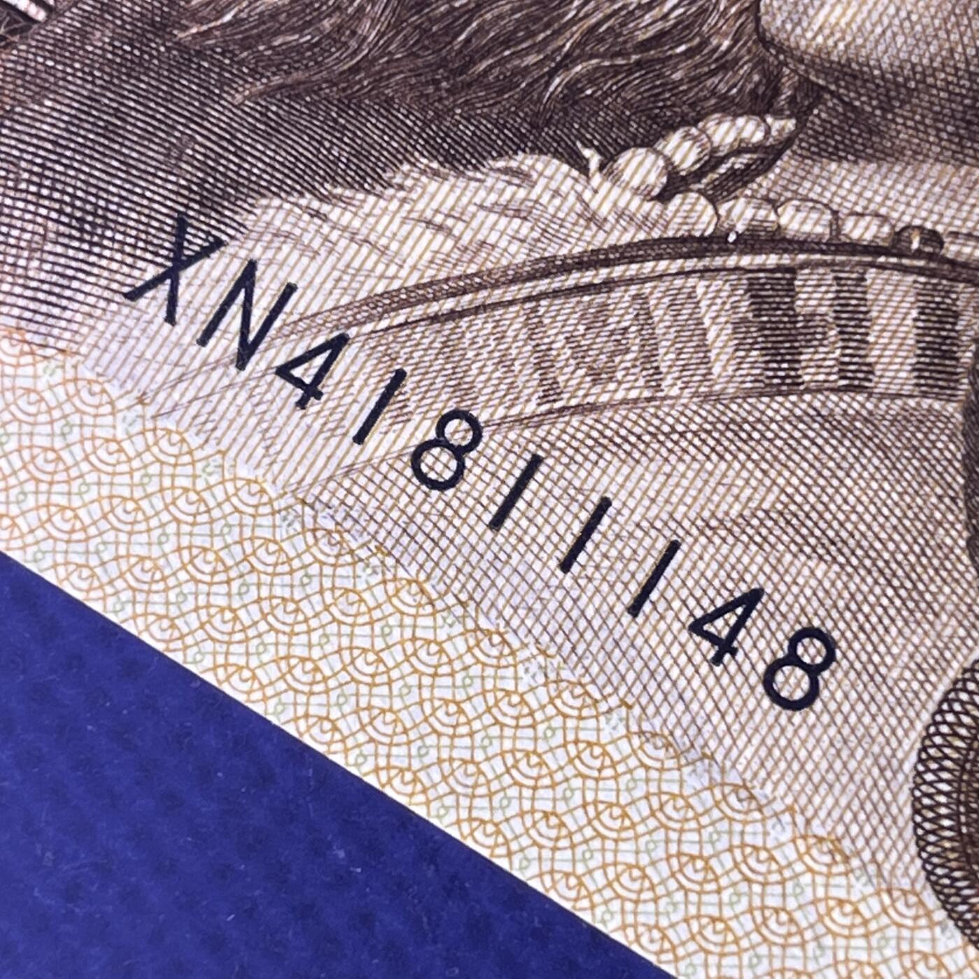 805天平号 数三 豹子身 金光蓝鹤 尾8，68分EPQ，按图发货