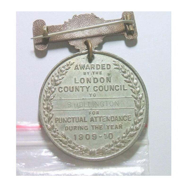 英国1910年 爱德华七世高浮雕精制大合金章 带铭牌 40MM