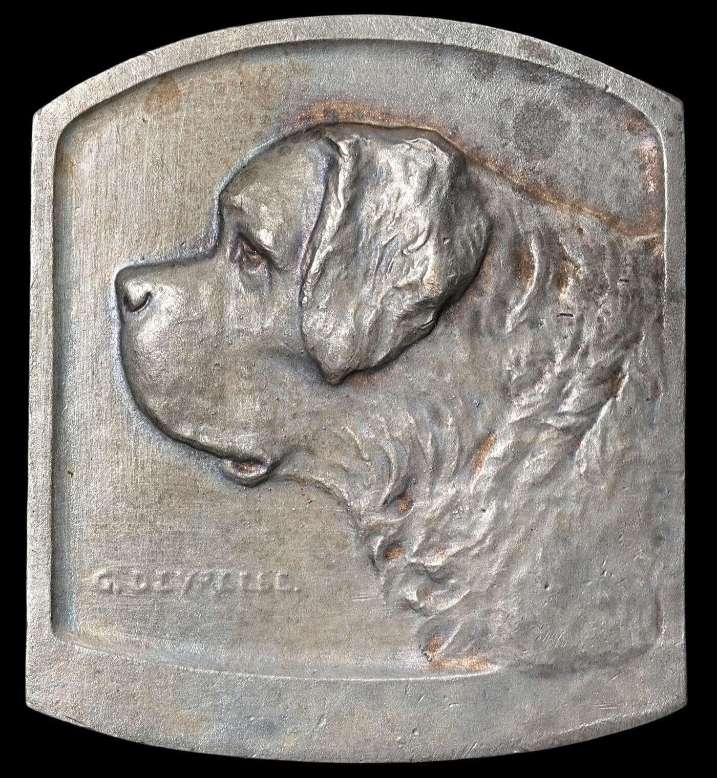 修遠堂世界钱币第六十二期 1912年比利时犬类俱乐部章牌 长44.66mm，41.28g