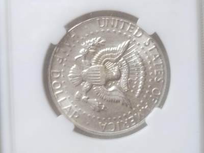 纪念币 硬币 评级币专场 1969年 肯尼迪银币。50美分。