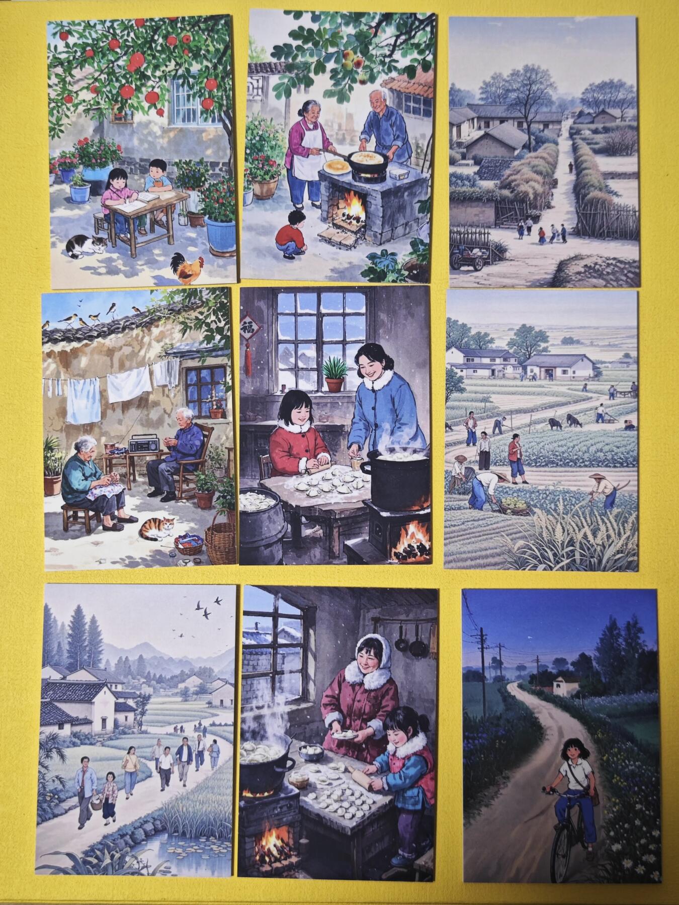 玩卡战线超级大甩拍第31期（好物、稀缺、镇册之宝） 回忆旧时光卡9张（正好9宫），800g手绘卡厚度硬卡，非常有质感