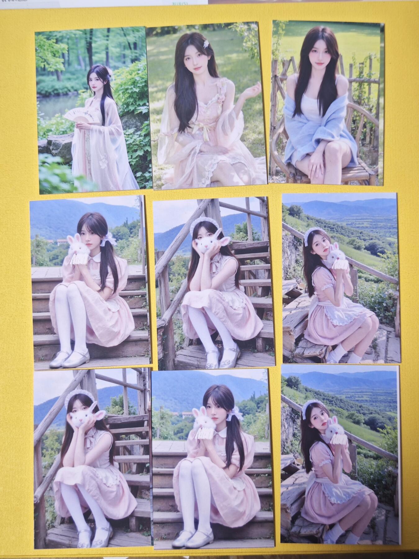 玩卡战线超级大甩拍第31期（好物、稀缺、镇册之宝） 美女卡9张（正好9宫），800g手绘卡厚度硬卡，非常有质感