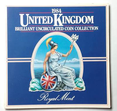 布加迪🐬～世界钱币(上海)🌾第 205 期 /  各国套币和散币 - 英国🇬🇧 1984年 官方套币8枚
