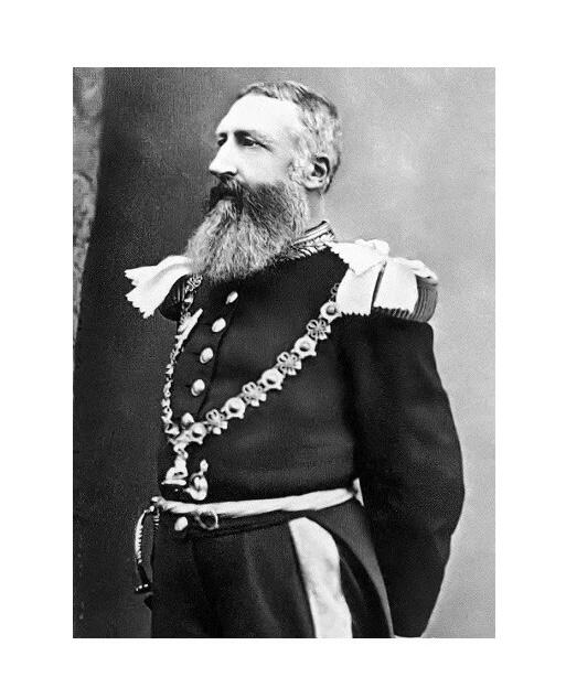 【银】比利时1883年 利奥波德二世高浮雕精制大银章 50MM 39克