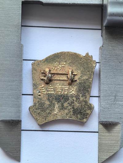 综合藏品场.喜欢出价就得！无套路无托.诚信惠友交友！自动快拍. 红色像章.直径约12MM.保真包老品相不错..实图拍摄.喜欢的朋友请出价吧！