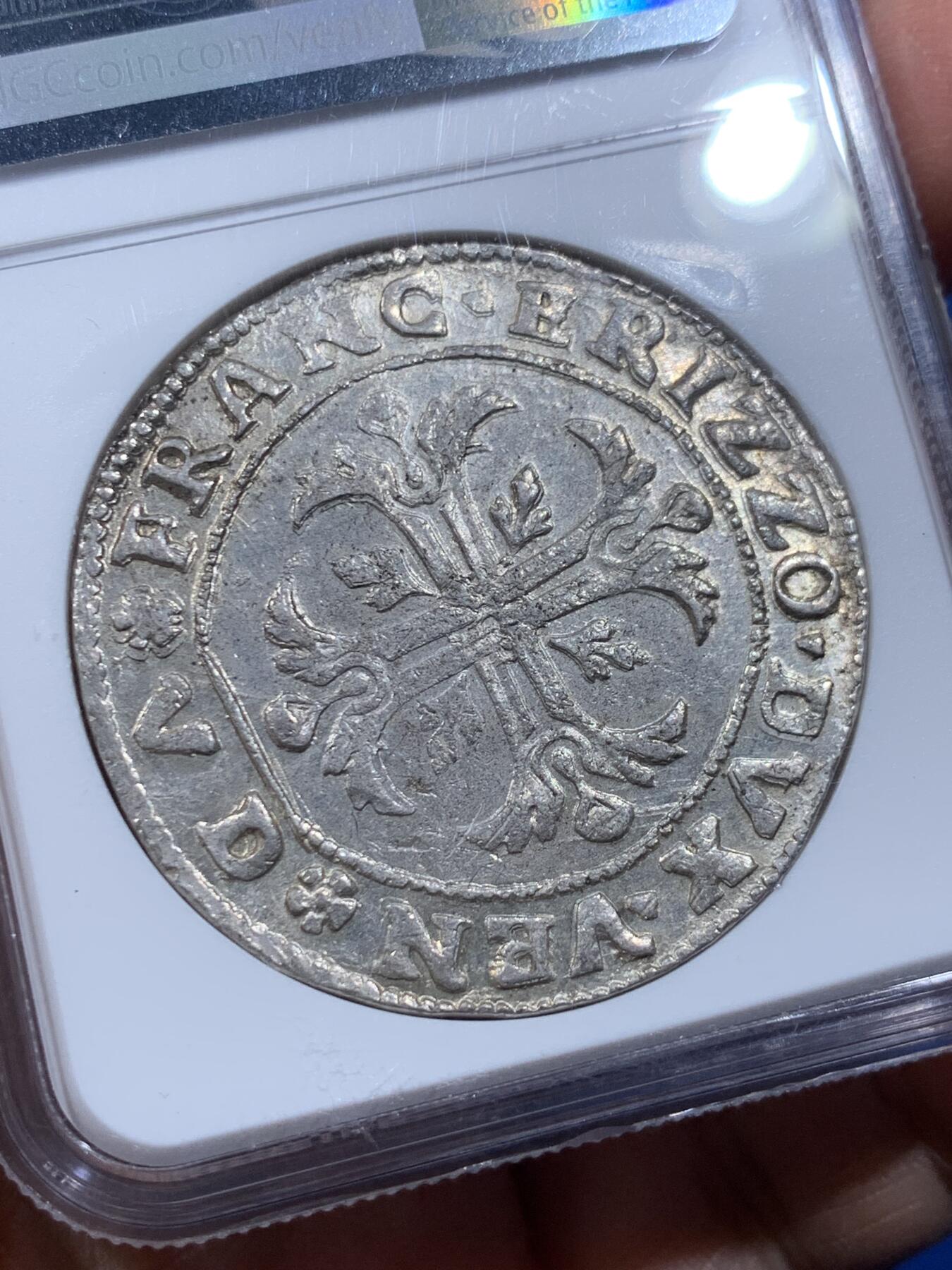 《竞宝斋》第365场 周日，周一 2场连拍 （全场包邮） NGC MS64 威尼斯1631年Scudo大银币，唯一冠军，MS64绝无仅有