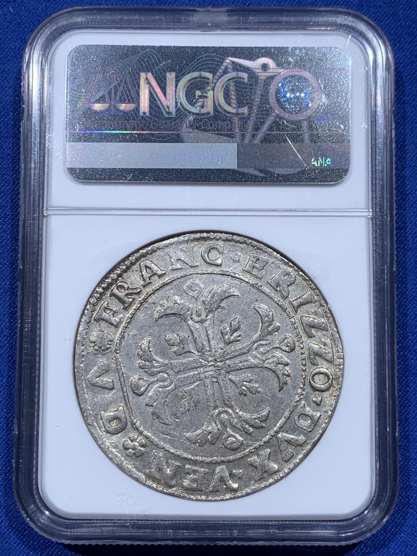 《竞宝斋》第365场 周日，周一 2场连拍 （全场包邮） NGC MS64 威尼斯1631年Scudo大银币，唯一冠军，MS64绝无仅有
