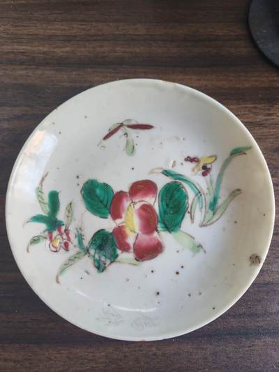 杂件，瓷器化石怪工艺品 - 清末瓷盘