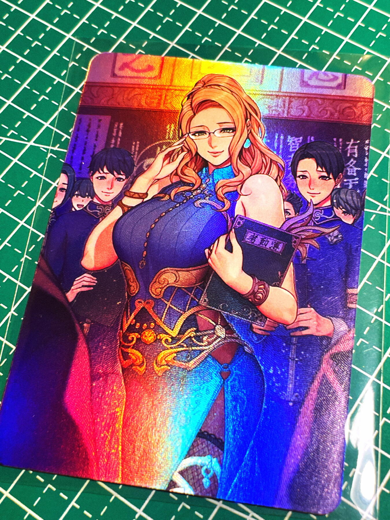 显眼宝第七期 私人收藏卡 织田一张 女教师 折光金彩卡 小卡尺寸 1号