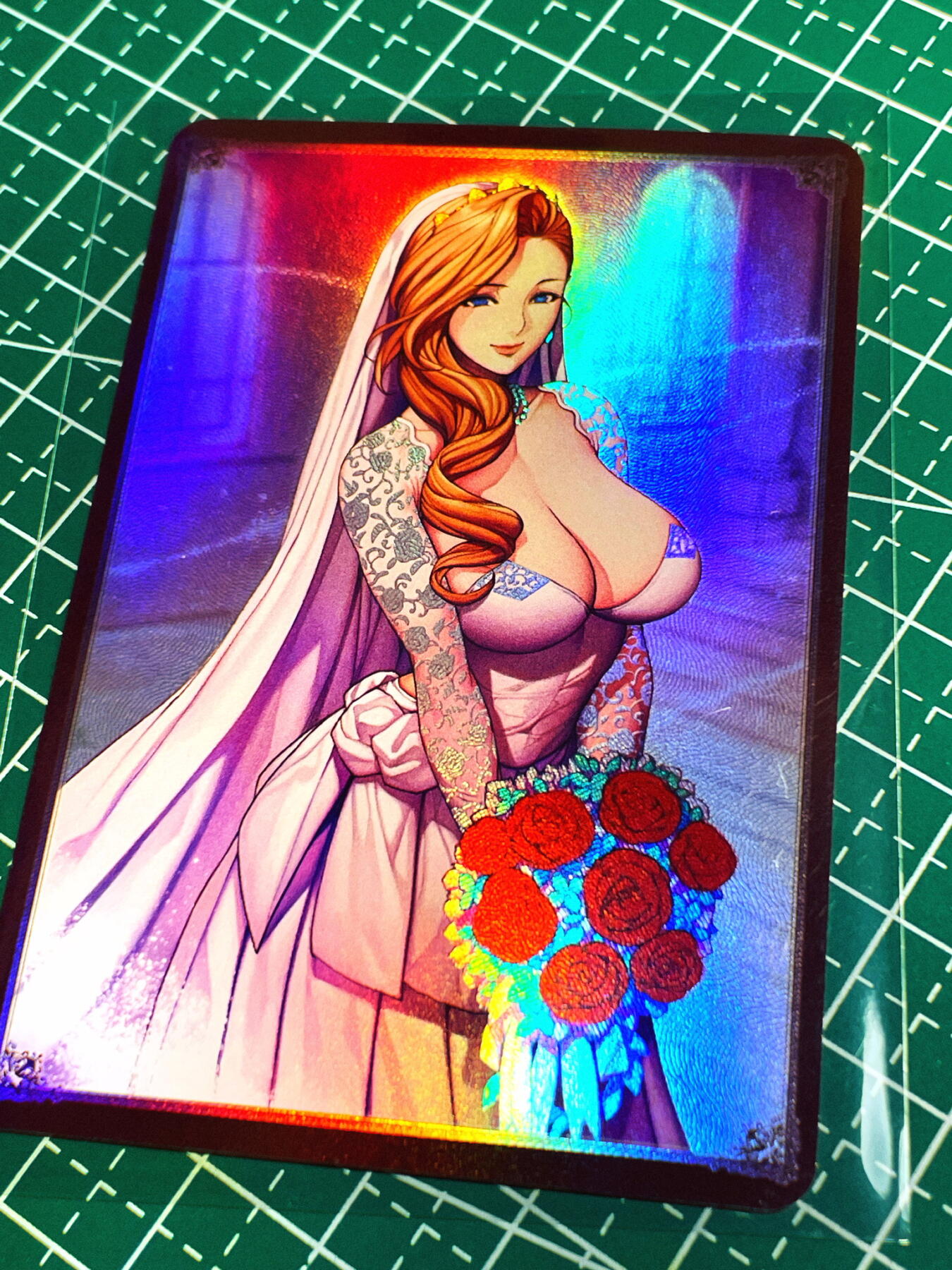 显眼宝第七期 私人收藏卡 织田一张 花嫁 折光金彩卡 小卡尺寸 2号