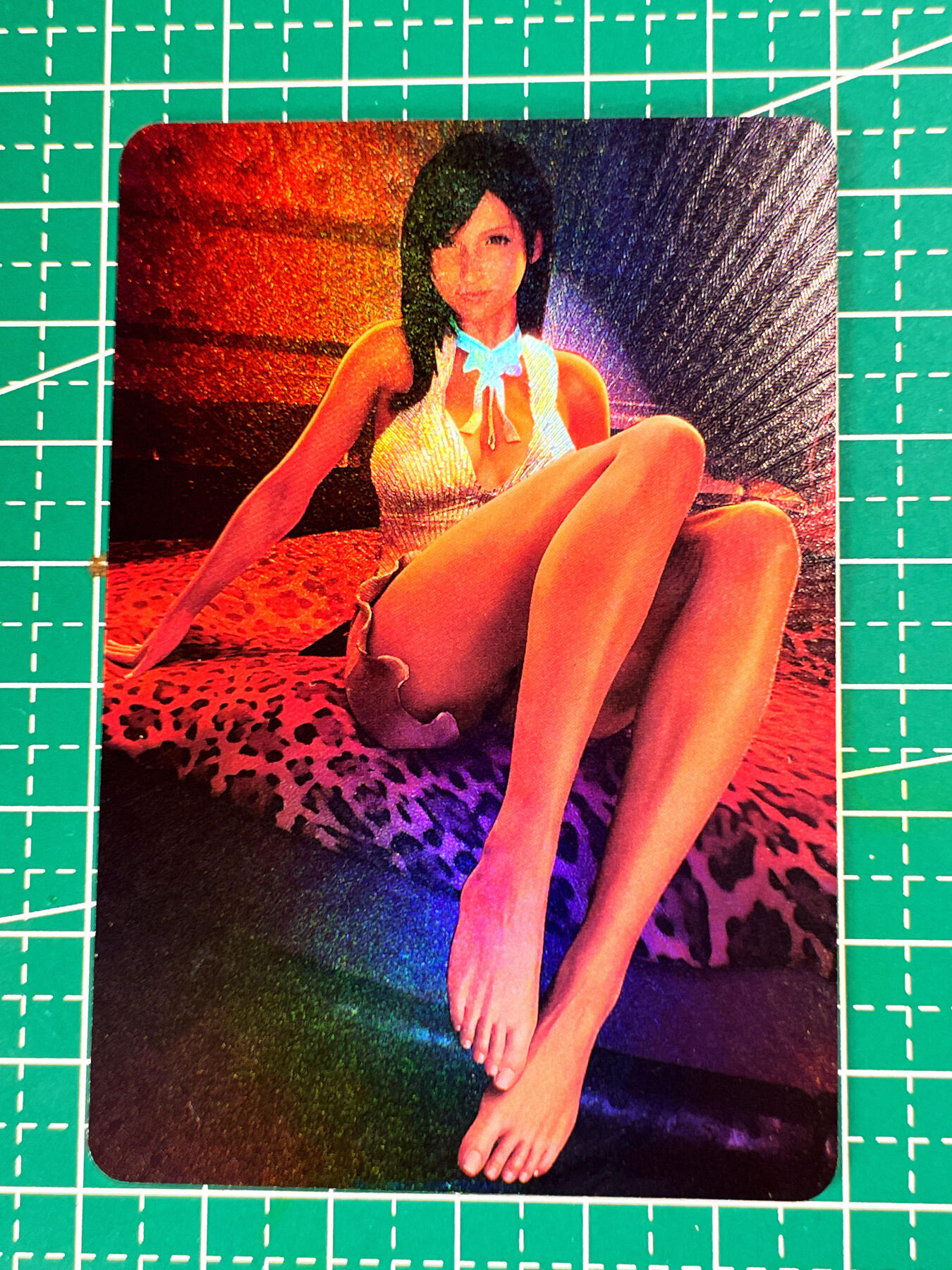 显眼宝第七期 私人收藏卡 动漫卡牌一张 蒂法 折光彩闪卡 小卡尺寸