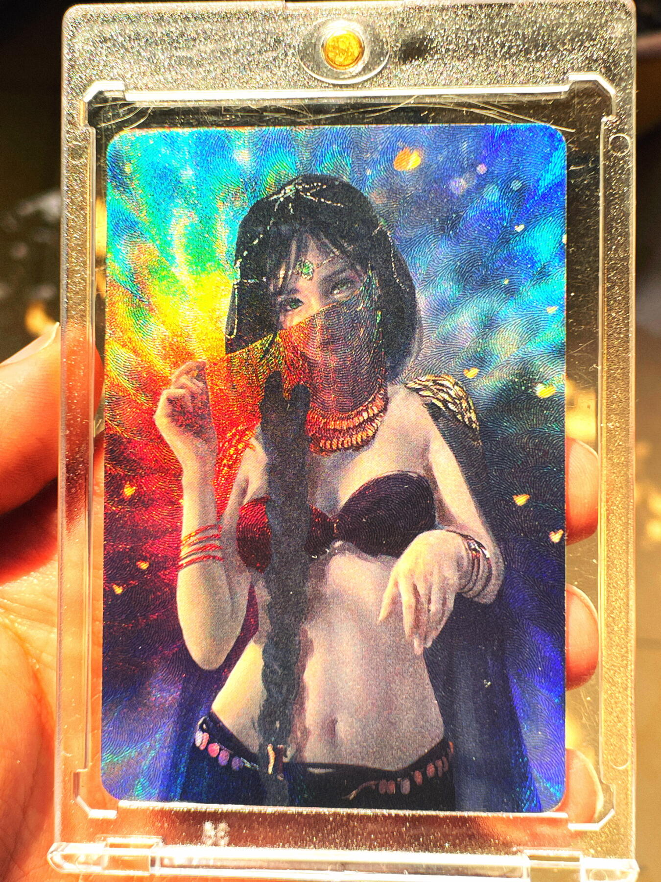 显眼宝第七期 私人收藏卡 动漫卡牌一张【神秘】 鬼刀-风铃 折光彩色 小卡尺寸