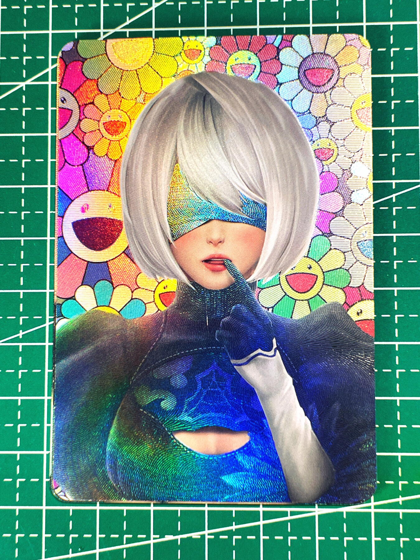 显眼宝第七期 私人收藏卡 机械纪元3张 折光彩闪卡 小卡尺寸