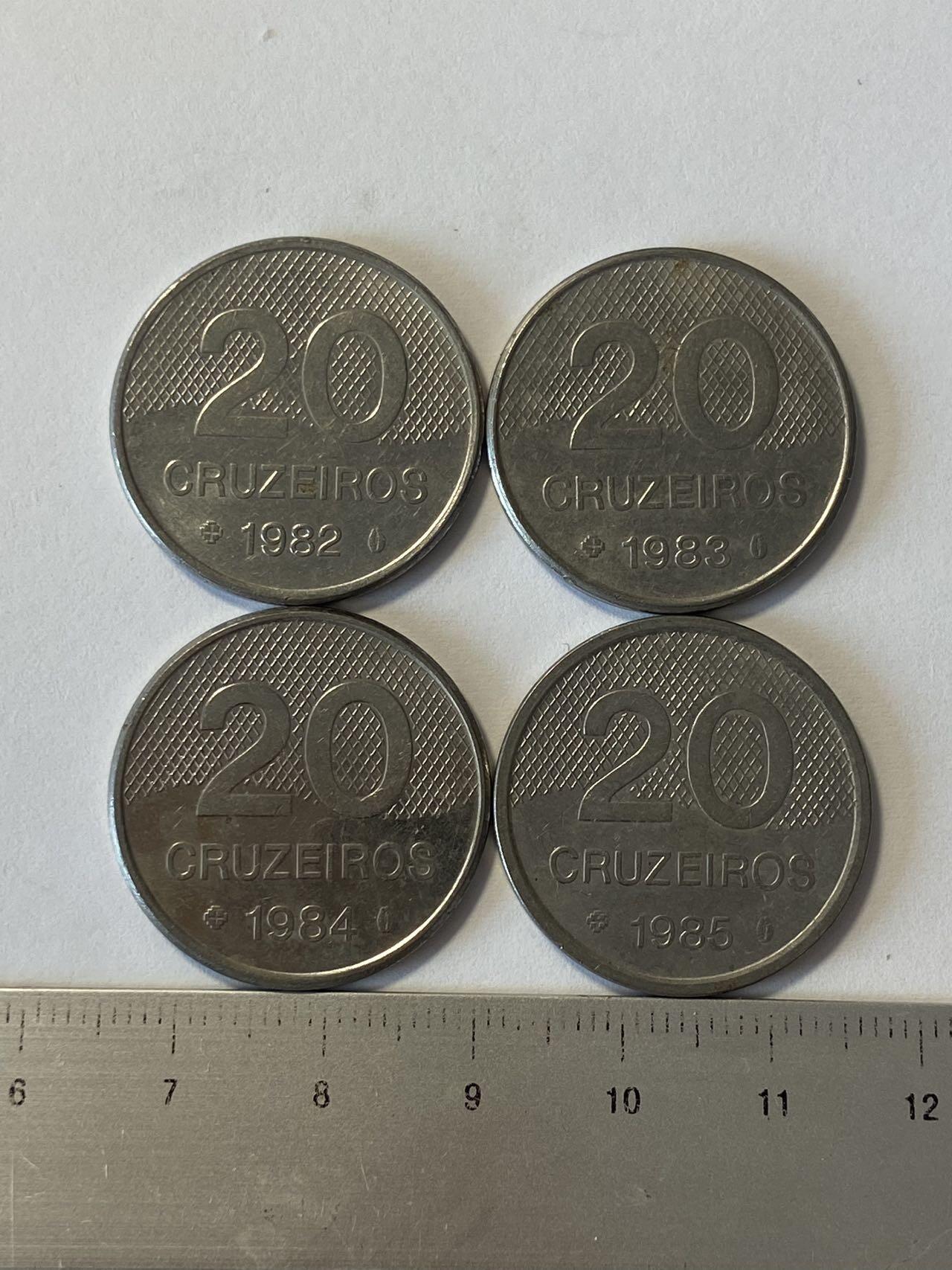 世界各国流通币纪念币等，第三期 1982-1985年巴西20克罗塞罗，好品