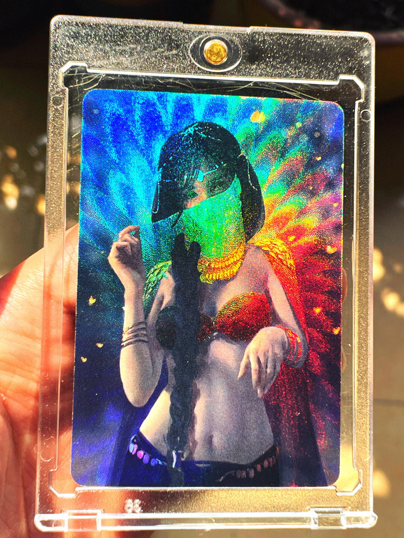 显眼宝第七期 私人收藏卡 动漫卡牌一张【神秘】 鬼刀-风铃 折光彩色 小卡尺寸