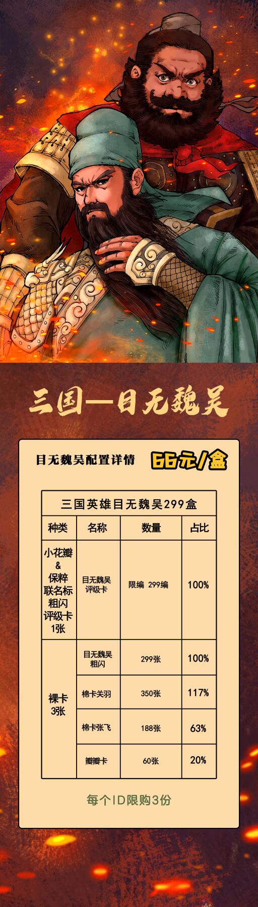 【小花瓣艺术文创】三国英雄目无魏吴收藏卡
