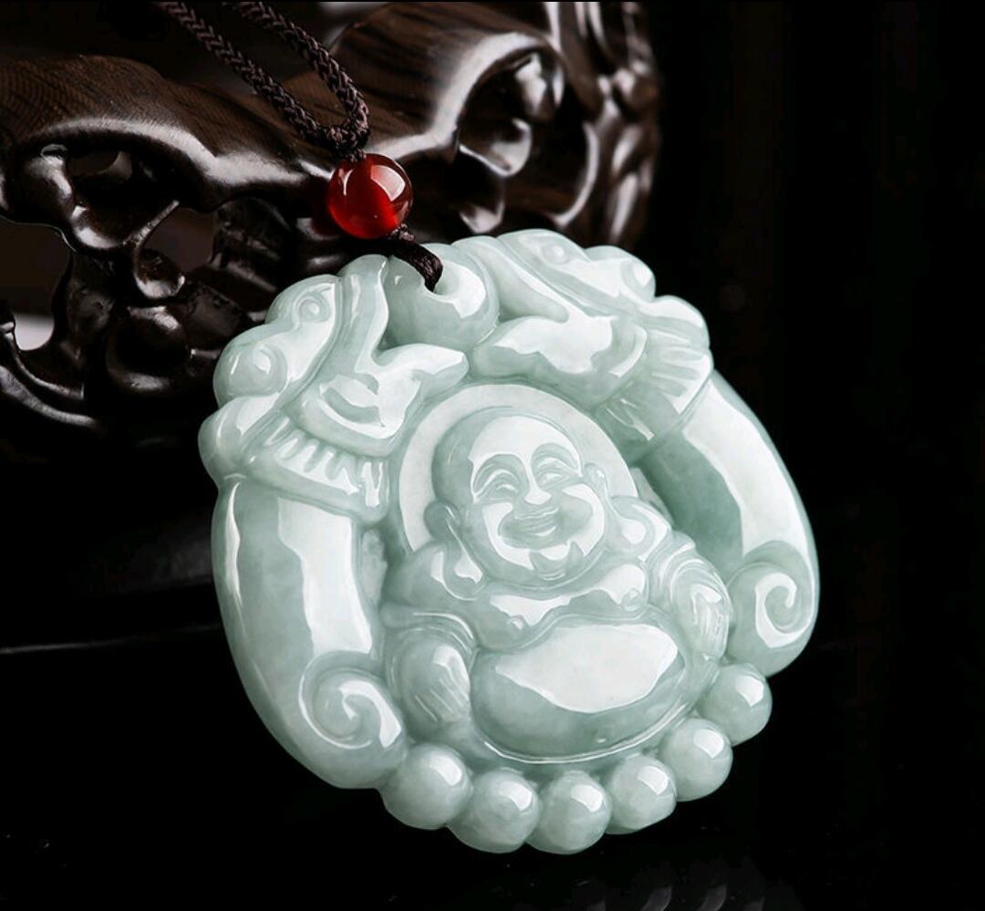 银元、古钱币、老酒、马爹利、轩尼诗、洋酒 翡翠A货 双龙笑佛