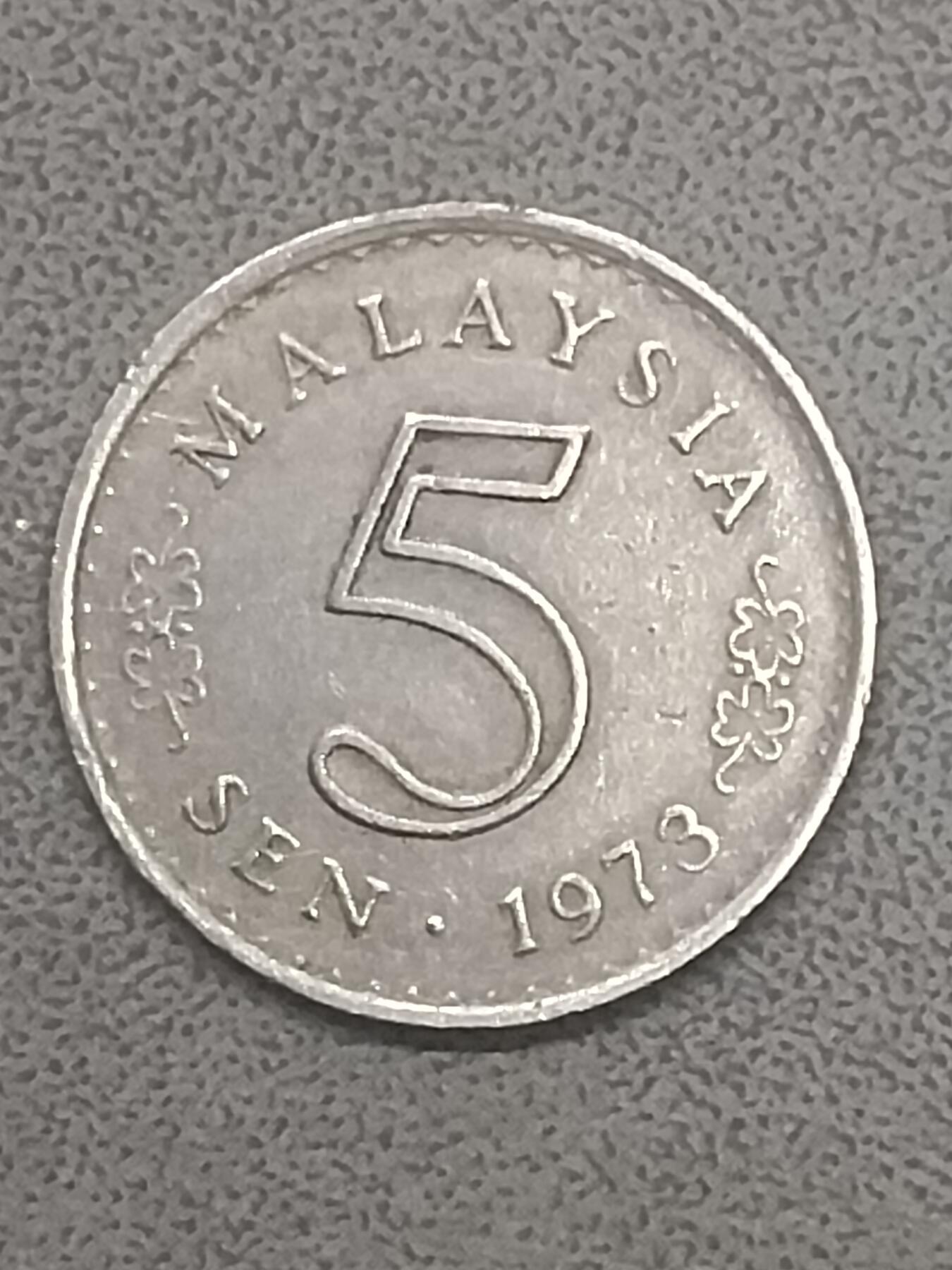 吉祥压岁钱外国硬币第59场 马来西亚硬币1973