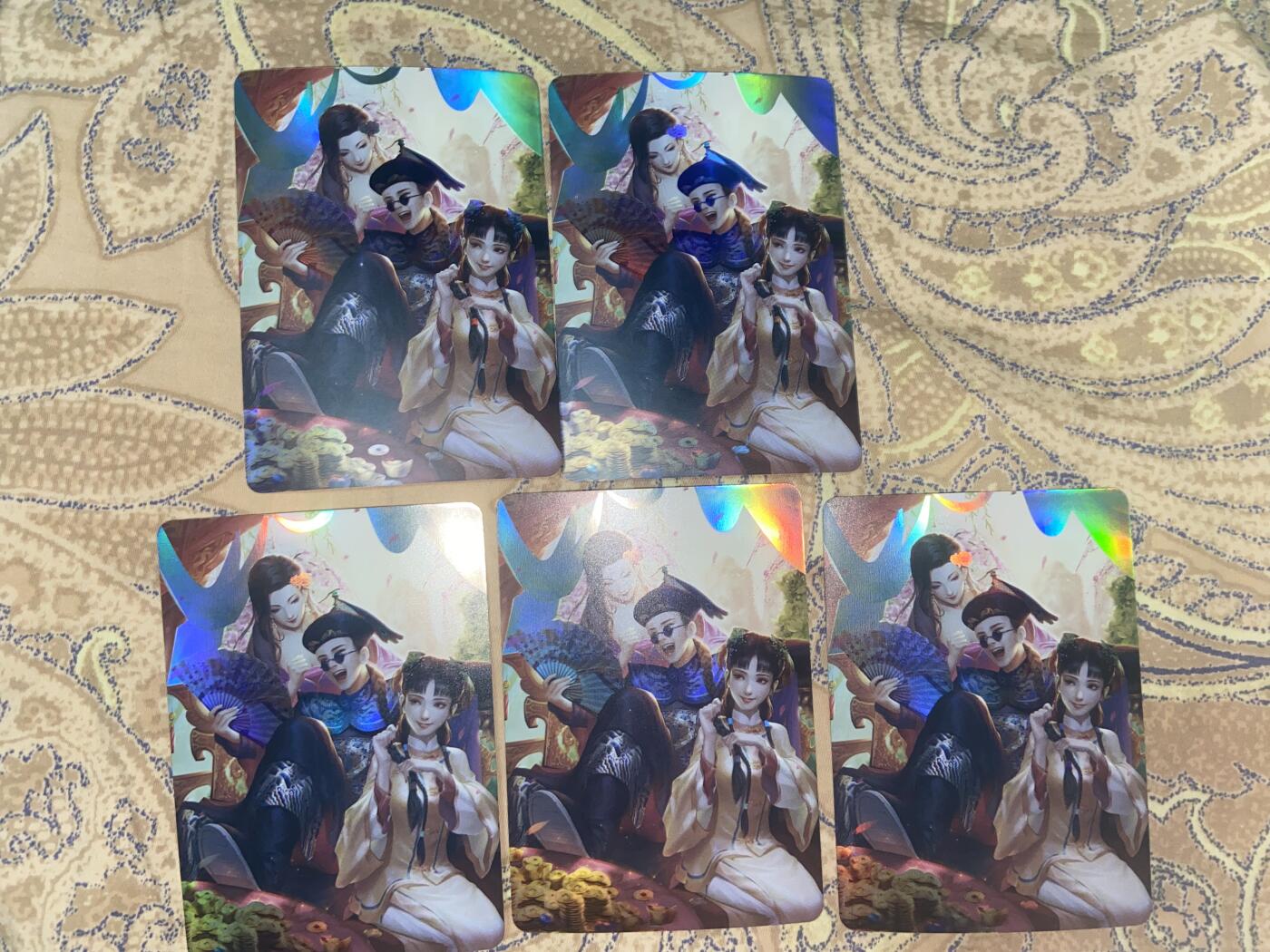 阳大大卡牌超级大甩拍第45期（周五晚上八点半截拍，持续收拍品，进群福利早知道） 鹿鼎记  彩闪5宫