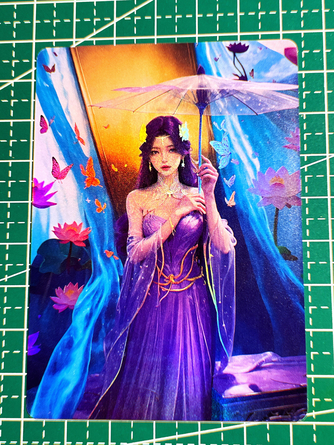 显眼宝第七期 私人收藏卡 动漫角色卡牌一张 云曦 02  彩闪工艺 大卡尺寸 63*88
