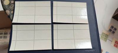 🔥成套🔥德国邮票专场，都是四方联套票 德国邮票四方联一套，1989年德国  马戏团、帐篷、表演、驯象  小丑四全，品相如图