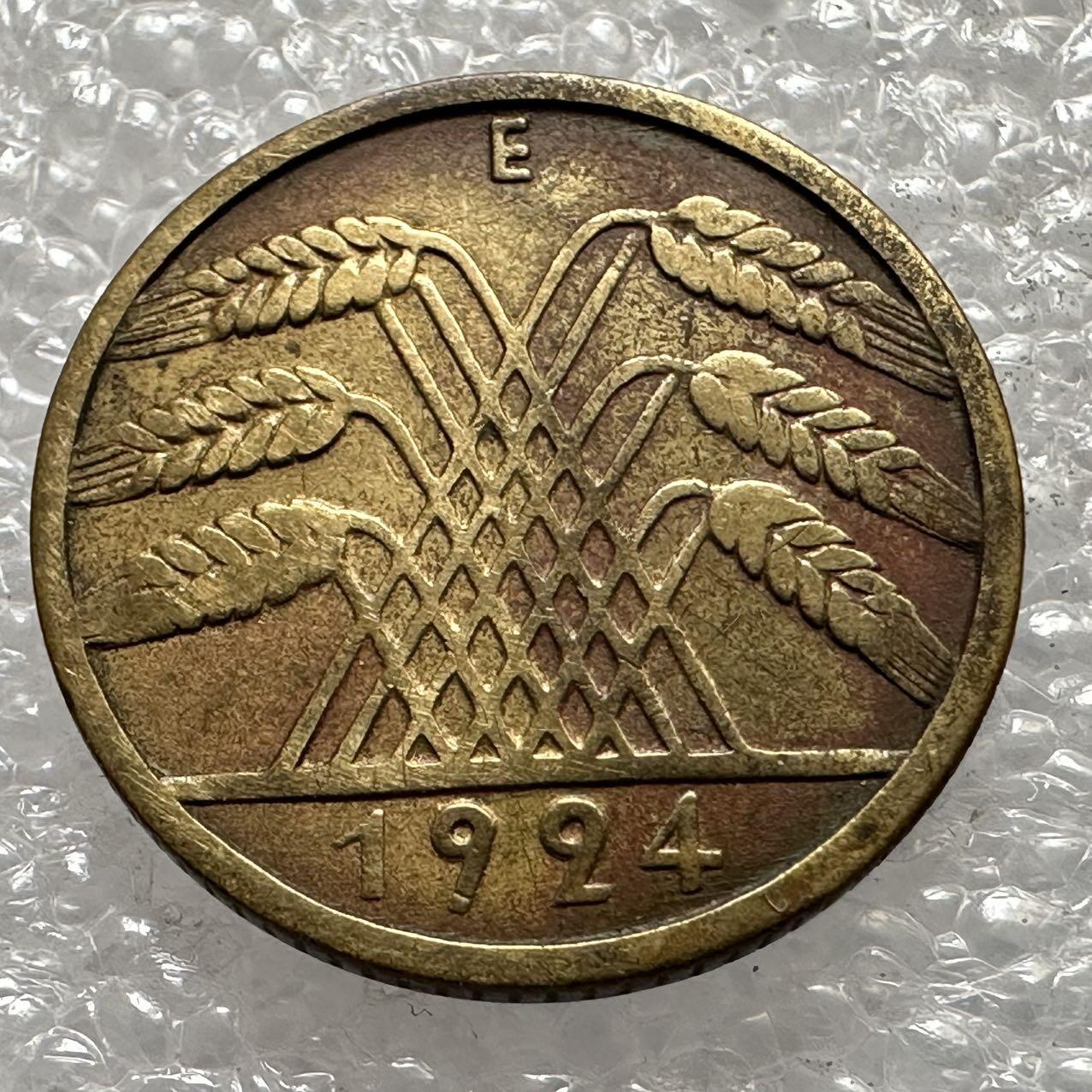 🌹外币初藏🌹🐯2025年第30场  每周二四六晚8️⃣点 接代拍 魏玛1924年1 0芬尼