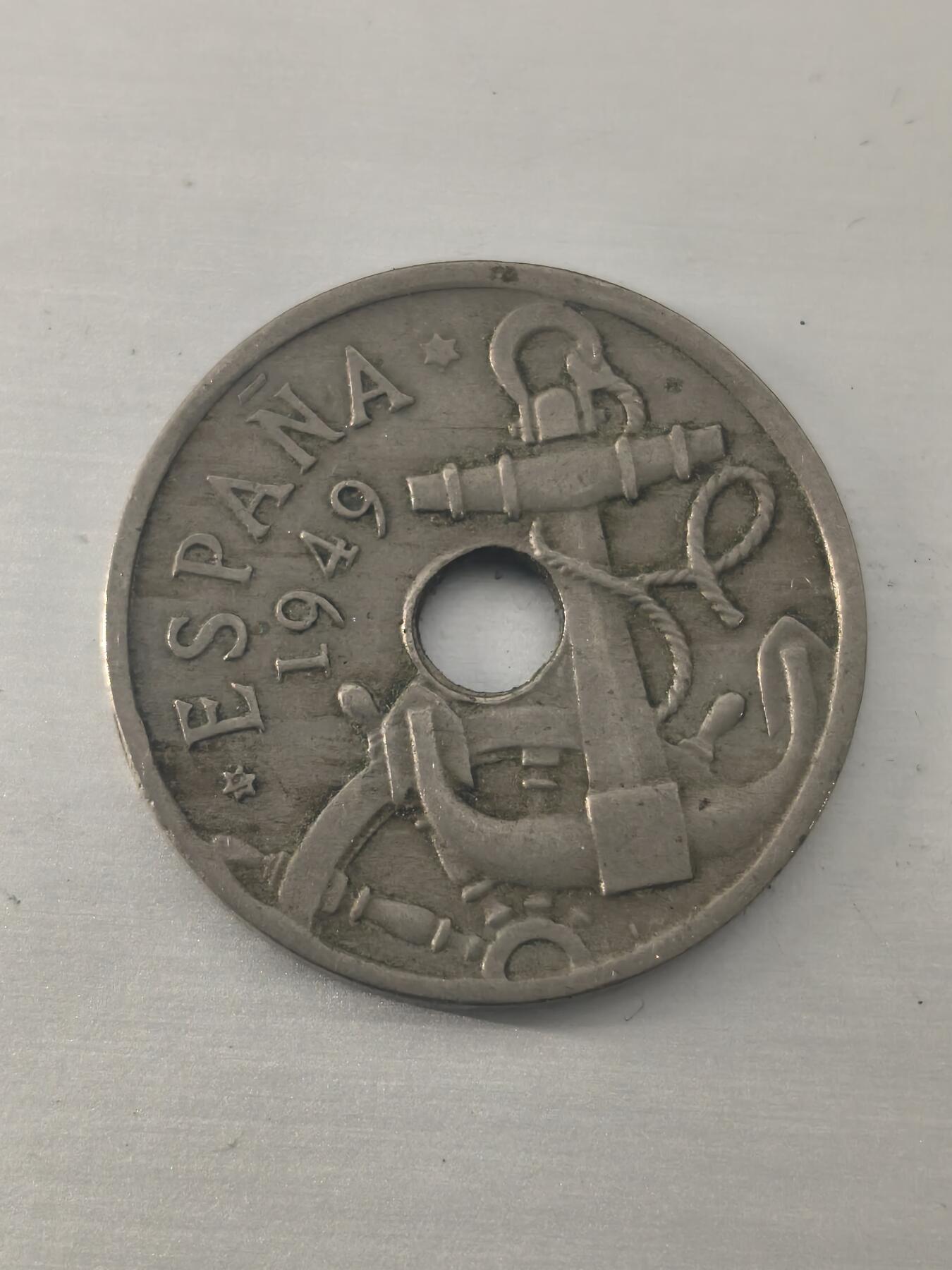 Krab外币市集Vol.7 西班牙1949年50分