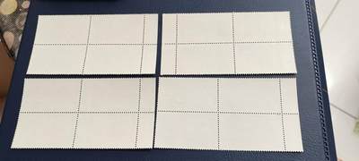 🔥成套🔥德国邮票专场，都是四方联套票 德国邮票四方联一套，1987年发行，德国  手工业职业者的昨天和今天四全，品相如图