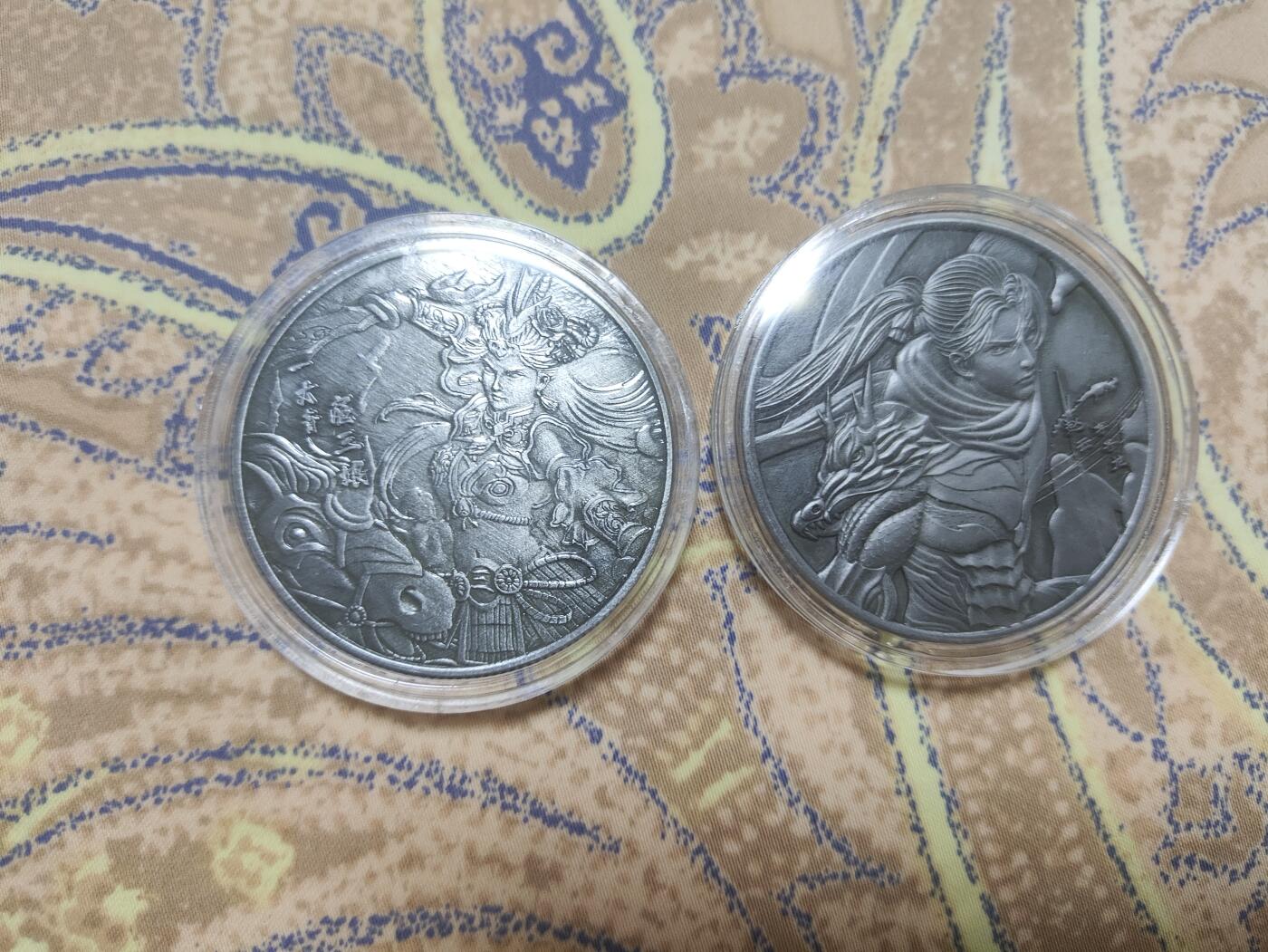 阳大大卡牌超级大甩拍第45期（周五晚上八点半截拍，持续收拍品，进群福利早知道） 卡玩帕克璇哥 神州群英志 镀银纪念币一丈青扈三娘➕赵云两枚