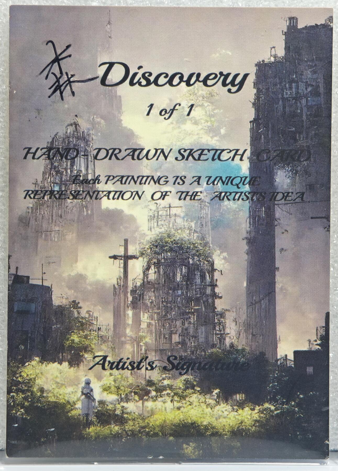 白泽拍卖卡牌手绘专场第15期（四时最好是三月，一去不回唯少年） 2024 Discoveiy手绘卡 公主 森亲签