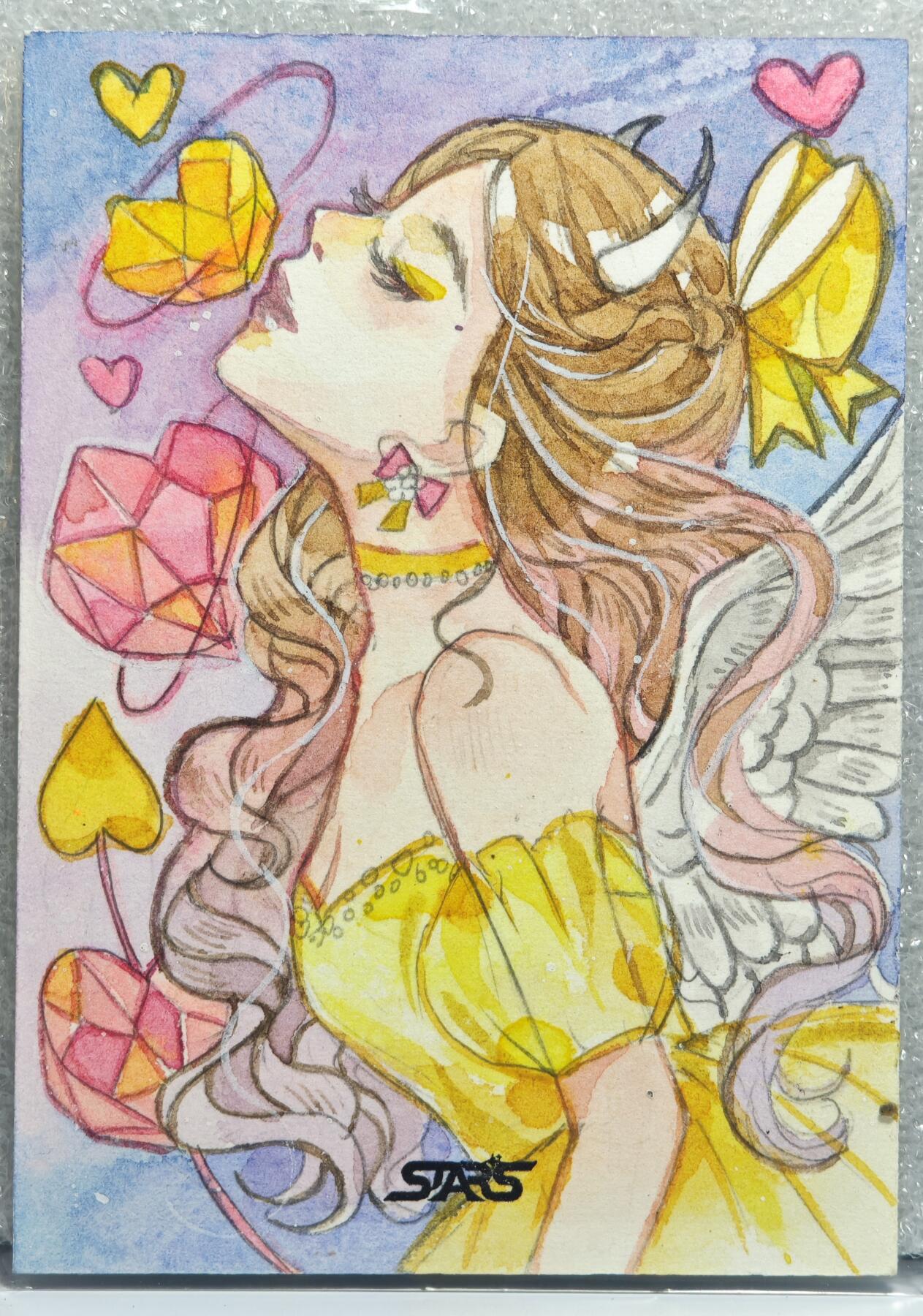 白泽拍卖卡牌手绘专场第15期（四时最好是三月，一去不回唯少年） 2024 Discoveiy手绘卡 公主 森亲签