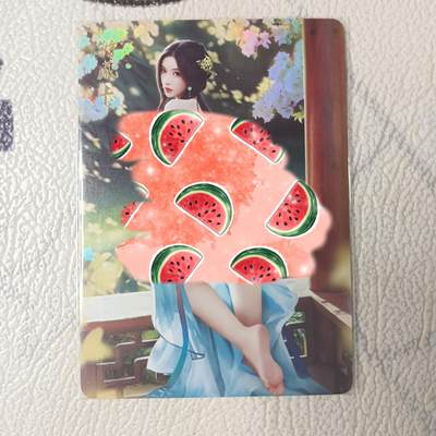 花开卡拍第32期（7月27号周日截拍，品控勿拍!!!拍品不寄存，运费5元，自制卡难免瑕疵，可能存在轻微撞角爆边等出厂瑕疵，品控介意勿拍！） - 燎原乱世红颜 王元姬艺术版 彩闪