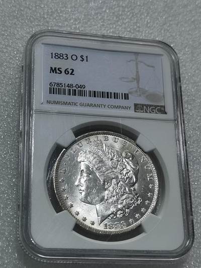 天下钱庄专场欢迎参拍 - NGC MS62 1883美国摩根一美元银币
