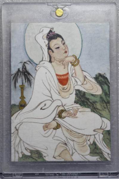 白泽拍卖卡牌手绘专场第15期（四时最好是三月，一去不回唯少年） - 2024 王丹丹手绘卡 清凉世界 王丹丹亲签 卡砖封装