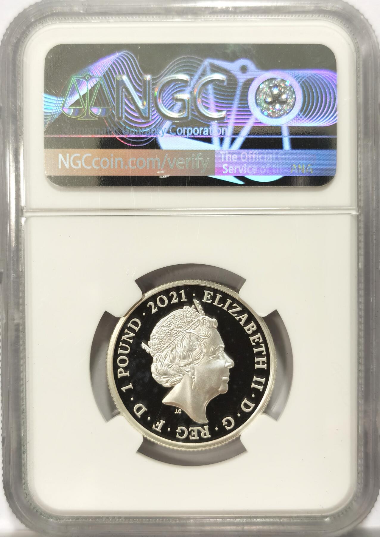 博洋堂“满目春色”三月精品专场暨第116期（全场包邮） NGC PF67UC 英国2021年爱丽丝奇遇记1镑精制银币