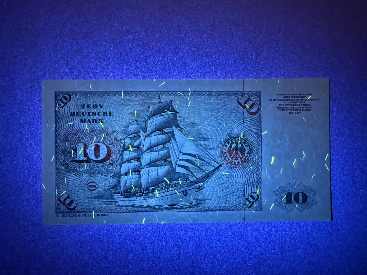 《艾美收藏》第193期-周日外币精品百拍 德国10马克 UNC 1980年 无47