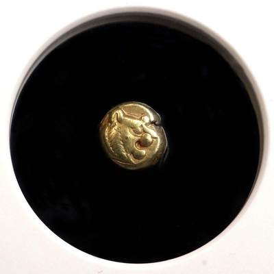西方最早的钱币-吕底亚狮子图琥珀金币NGC评级凝绿轩欧洲古代钱币b19-10 - 西方最早的钱币-吕底亚狮子图琥珀金币NGC评级凝绿轩欧洲古代钱币b19-10