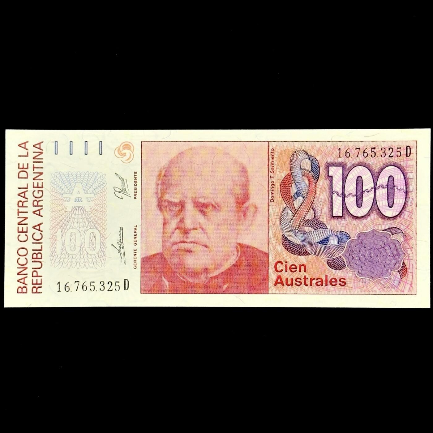 阿根廷1985-90年100奥斯特纸币16765325D - 小葵🌻钱铺- 小葵🌻钱铺- 麦稀奇