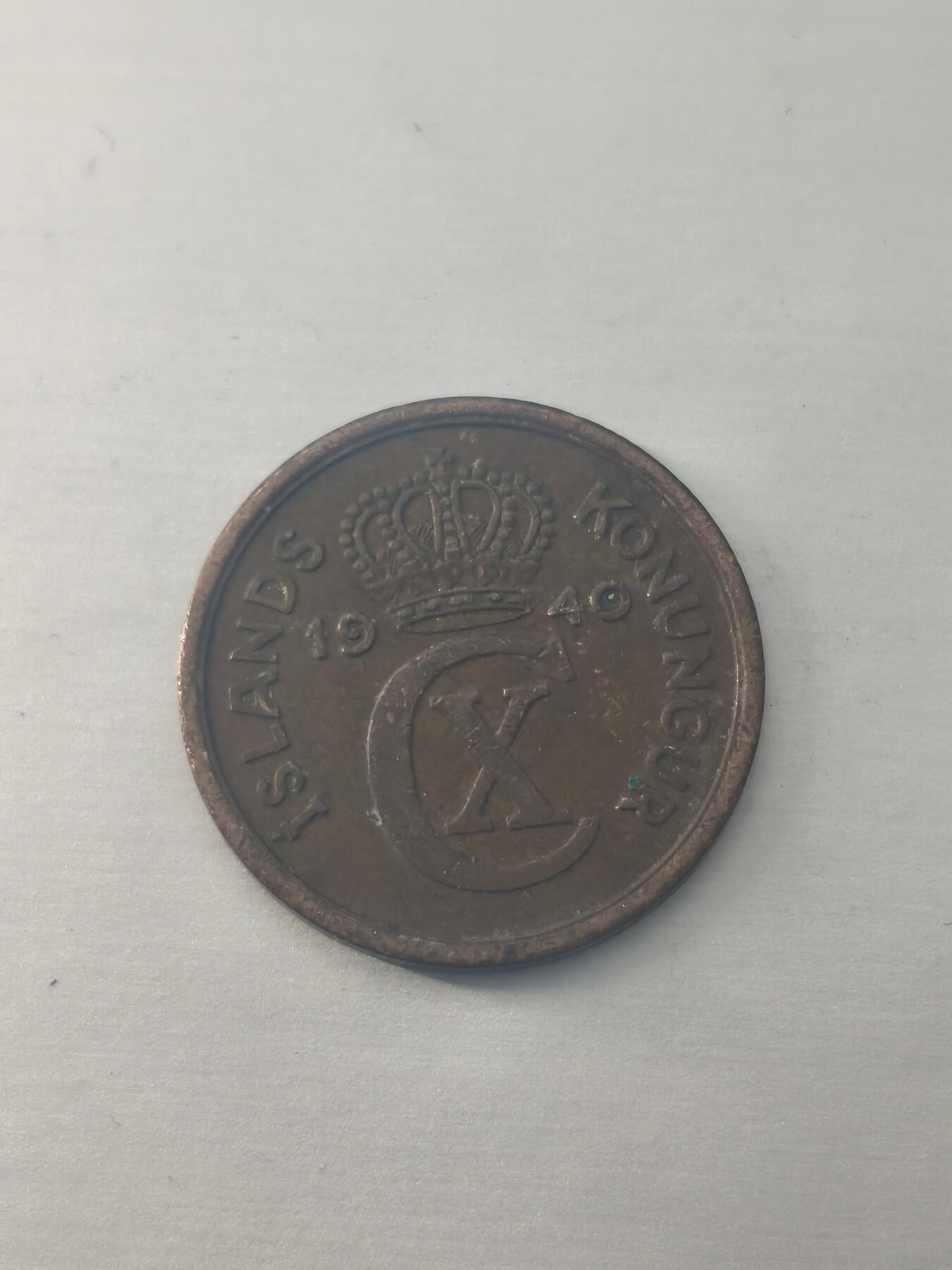 Krab外币市集Vol.7 冰岛1940年2奥拉