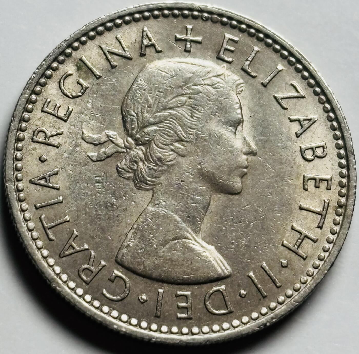 文馨钱币收藏第 233 场 带光美品 1961 年英国 1 先令