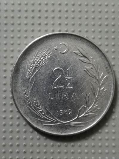 2025年第18场各国散币拍卖（总第18场） - 土耳其1969年2.5里拉