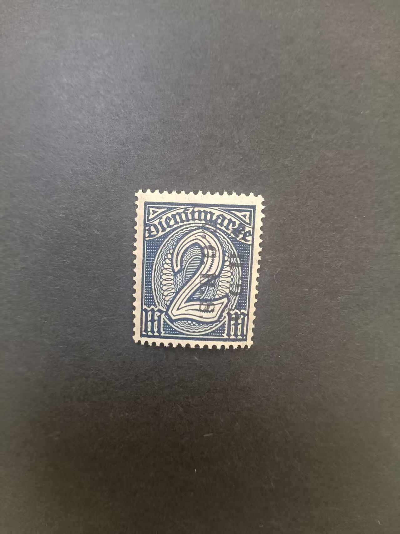 0押0拍0邮  错变体专场 —— 德国1920年公事邮票加盖“CGHS”变体专场 错变体 —— 上西里西亚1920年公事邮票2m加盖“C.G.H.S”复盖变体